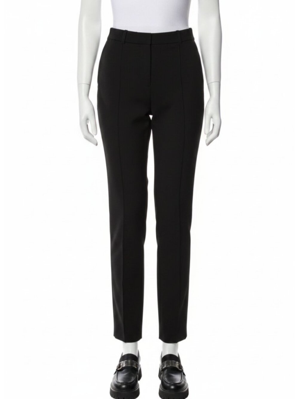 Maje Paris Black Tailored Trousers Straight Leg Pants FR 34 US XS
